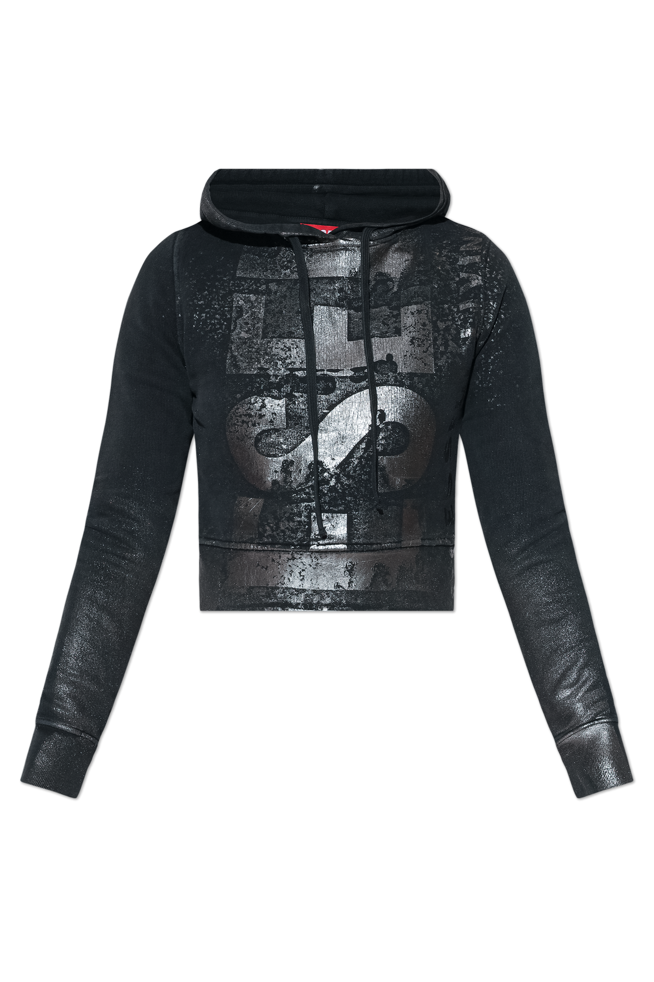 Diesel cropped hoodie deals